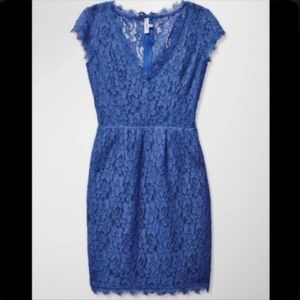 Aritzia Babaton Blue Lace Dress 2